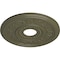 Ekena Millwork Genevieve Ceiling Medallion (Canopies up to 3 1/2"), 16 1/8"OD x 3 1/2"ID x 7/8"P, Painted Turtle CM16GNPTF - alternate 4